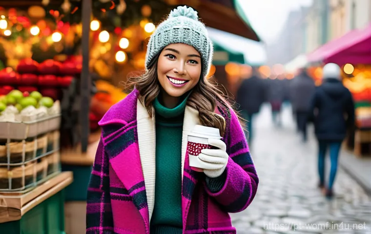 겨울 여성 아우터 쇼핑 팁 - **Prompt 2: Sophisticated Vegan Leather Trench Coat**
    A chic individual, late 20s, standing with...