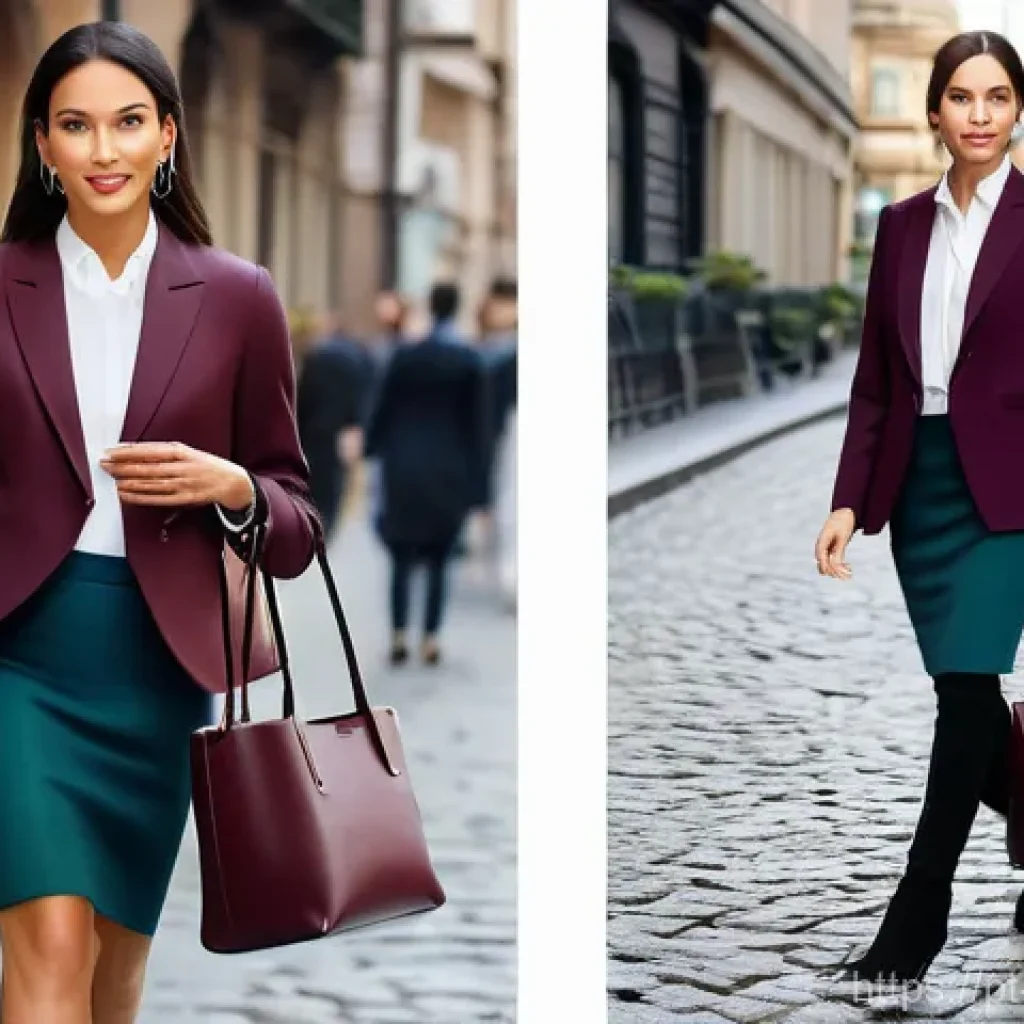 여성용 핸드백 브랜드 비교 - **Prompt 1: Urban Professional with a Versatile Tote**
    A sophisticated woman, around 30-40 years...